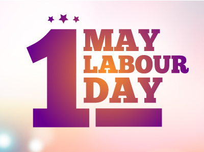 Aviso para el Día Internacional del Trabajo